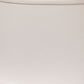 HomeRoots 18" Throwback Oval No Slub Lampshade in White Finish