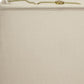 HomeRoots 18" Throwback Rectangle Linen Lampshade in Off White Finish