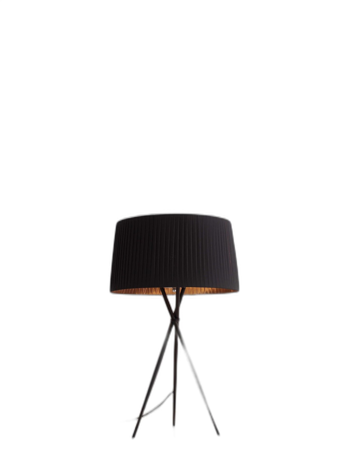 HomeRoots 18" x 18" x 29.5" Carbon Steel Table Lamp in Black Finish