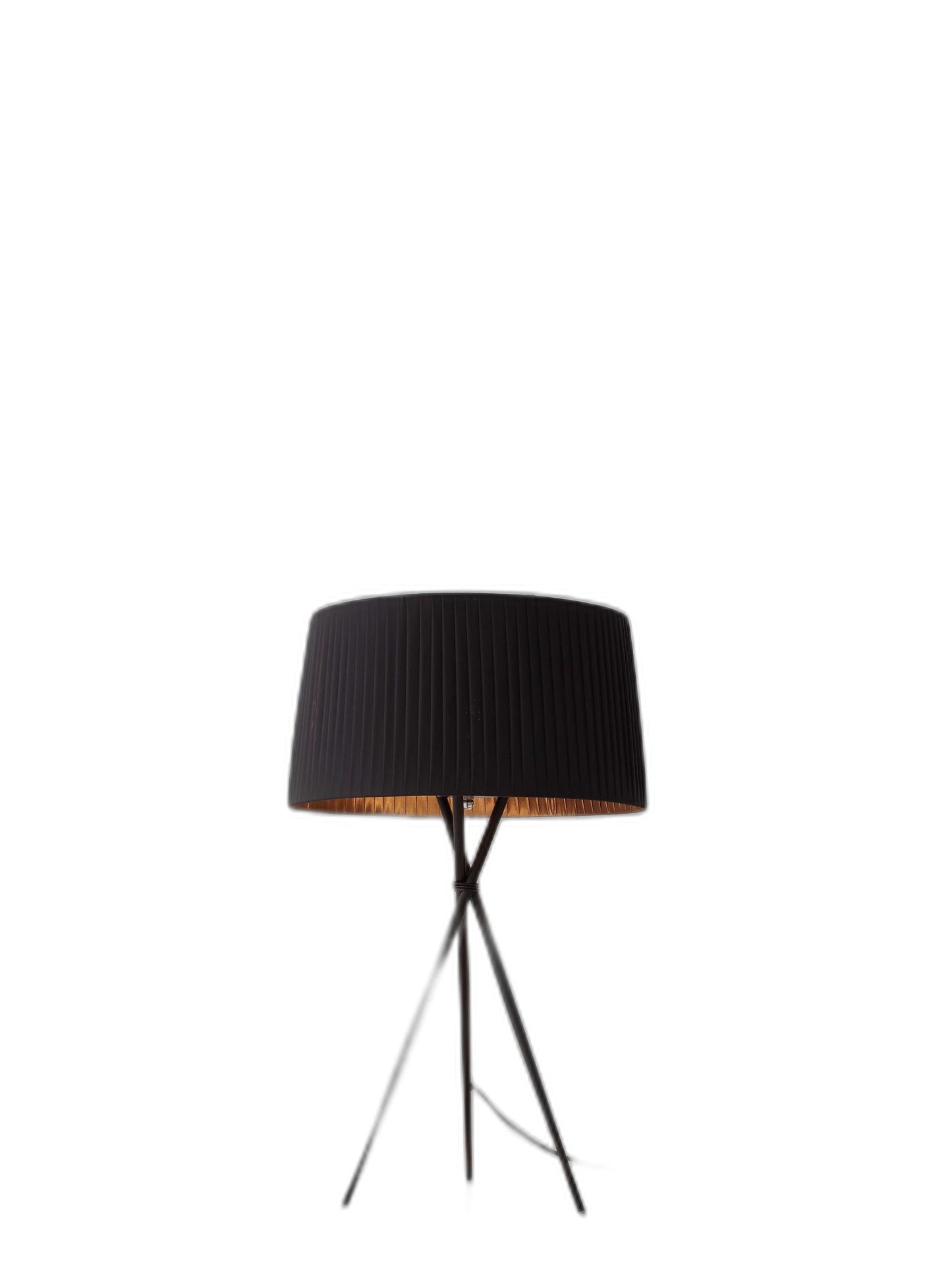 HomeRoots 18" x 18" x 29.5" Carbon Steel Table Lamp in Black Finish