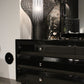 HomeRoots 18.5" x 18.5" x 25" Carbon Steel Table Lamp in Black Finish