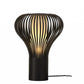 HomeRoots 18.5" x 18.5" x 25" Carbon Steel Table Lamp in Black Finish