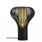 HomeRoots 18.5" x 18.5" x 25" Carbon Steel Table Lamp in Black Finish