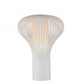 HomeRoots 18.5" x 18.5" x 25" Carbon Steel Table Lamp in White Finish