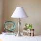 HomeRoots 19" Deep Cone Slanted No Slub Lampshade in White Finish