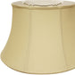 HomeRoots 19" Drum Linen Lampshade in Pale Brown Finish