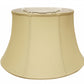 HomeRoots 19" Drum Linen Lampshade in Pale Brown Finish