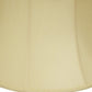 HomeRoots 19" Drum Monay Shantung Lampshade in Antique White Finish