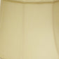 HomeRoots 19" Drum Monay Shantung Lampshade in Antique White Finish