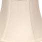HomeRoots 19" Drum Monay Shantung Lampshade in White Finish