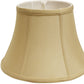 HomeRoots 19" Drum No Slub Lampshade in Pale Brown Finish