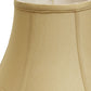 HomeRoots 19" Drum No Slub Lampshade in Pale Brown Finish