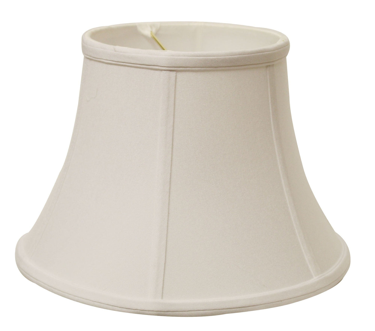 HomeRoots 19" Drum No Slub Lampshade in Snow Finish