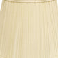 HomeRoots 19" Empire Slanted Broadcloth Lampshade in Ivory Finish