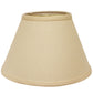 HomeRoots 19" Empire Slanted Linen Lampshade With Parchment Beige Finish