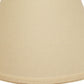 HomeRoots 19" Empire Slanted Linen Lampshade With Parchment Beige Finish