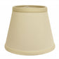 HomeRoots 19" Empire Slanted No Slub Lampshade in Ivory Finish