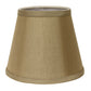 HomeRoots 19" Empire Slanted No Slub Lampshade in Pale Brown Finish