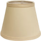 HomeRoots 19" Empire Slanted No Slub Lampshade in Slate Grey Finish
