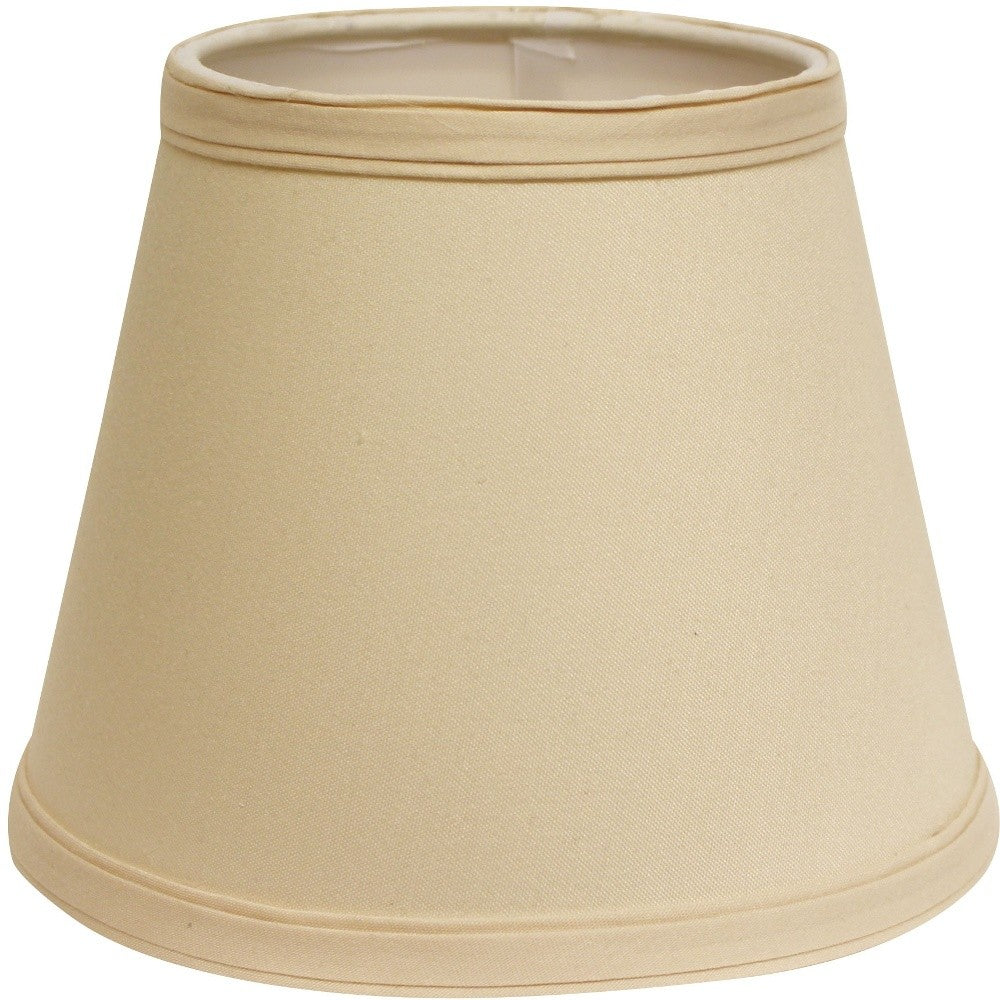 HomeRoots 19" Empire Slanted No Slub Lampshade in Slate Grey Finish