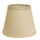 HomeRoots 19" Empire Slanted No Slub Lampshade in Slate Grey Finish
