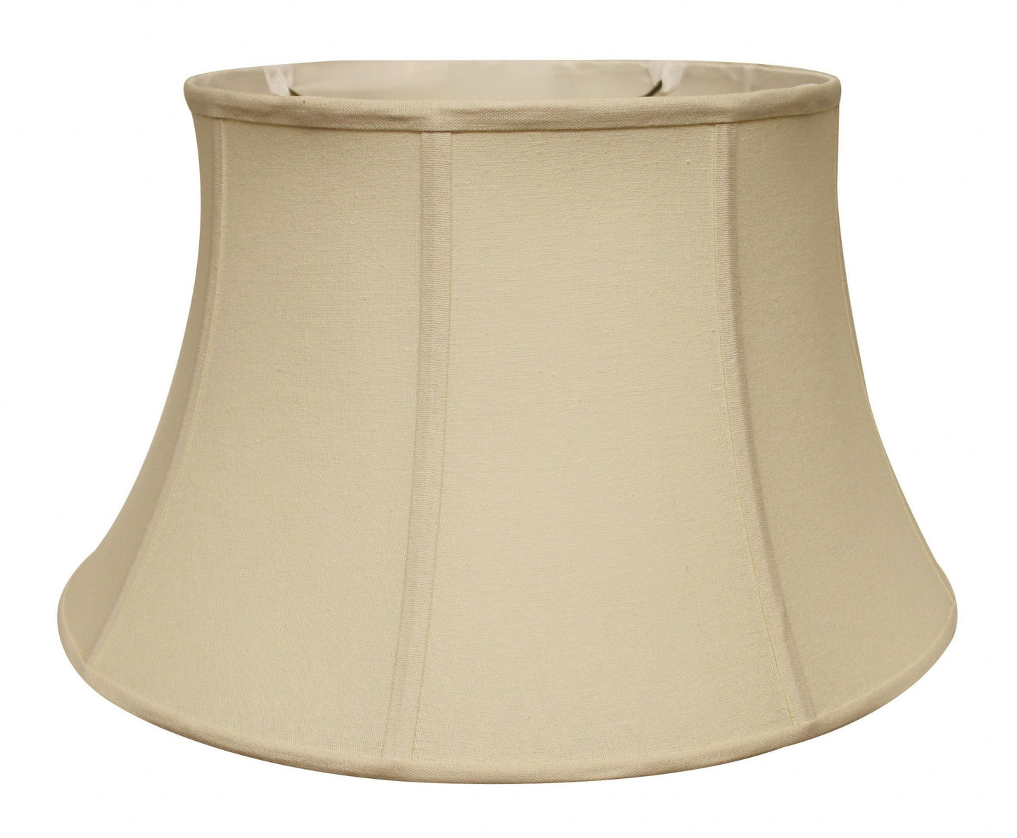 HomeRoots 19" Inherent Drum Linen Lampshade With Natural Finish