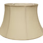 HomeRoots 19" Inherent Drum Linen Lampshade With Natural Finish