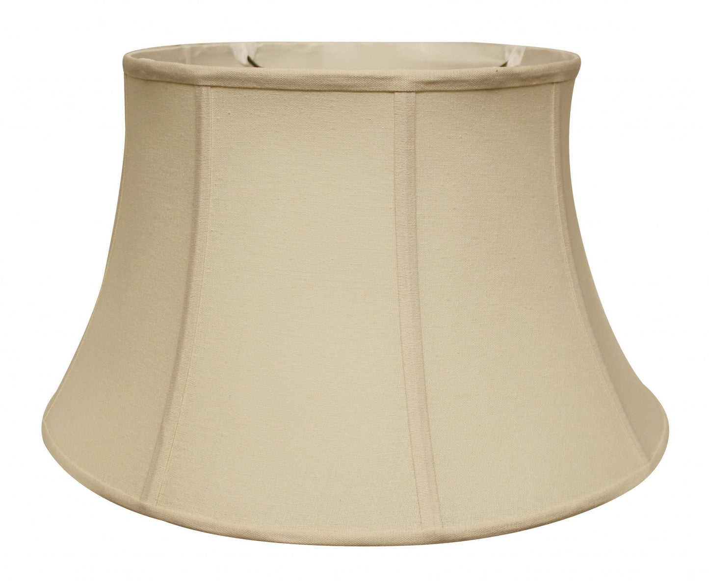 HomeRoots 19" Inherent Drum Linen Lampshade With Natural Finish