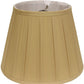 HomeRoots 19" Primrose Slanted Crimped Box Shantung Lampshade