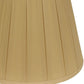 HomeRoots 19" Primrose Slanted Crimped Box Shantung Lampshade