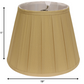 HomeRoots 19" Primrose Slanted Crimped Box Shantung Lampshade