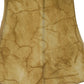 HomeRoots 19" Shallow Drum Parchment Lampshade With Antique Parchment Finish