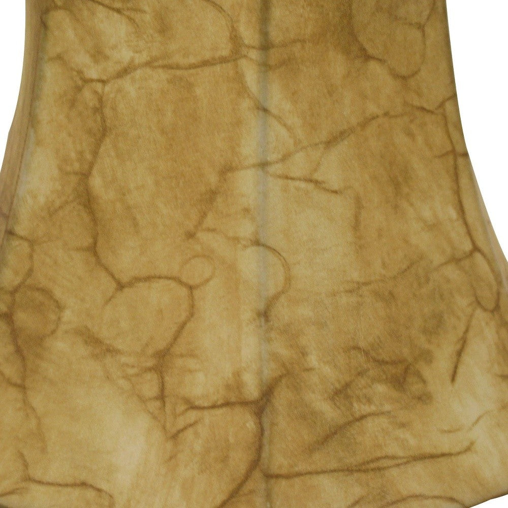 HomeRoots 19" Shallow Drum Parchment Lampshade With Antique Parchment Finish