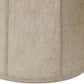 HomeRoots 19" Throwback Drum Linen Lampshade in Cream Finish