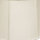 HomeRoots 19" Throwback Drum Linen Lampshade in White Finish