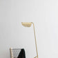 HomeRoots 19" x 11" x 48" Floor Lamp With Golden Carbon Finish