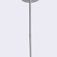 HomeRoots 19" x 19" x 40.5" Aluminum Pendant Lamp in White Finish