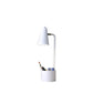 HomeRoots 20" Compact Student Metal Desk Lamp in White Finish