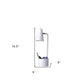 HomeRoots 20" Compact Student Metal Desk Lamp in White Finish