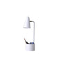 HomeRoots 20" Compact Student Metal Desk Lamp in White Finish