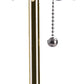 HomeRoots 20” Modern Tall Gold Crystal Chandelier Lamp With Clear Drum Shade