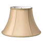 HomeRoots 20" Slanted Bell Paperback Shantung Lampshade in Vintage Gold Finish
