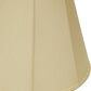 HomeRoots 20" Slanted Empire Monay Shantung Lampshade in Antique White Finish