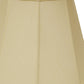 HomeRoots 20" Slanted Empire Monay Shantung Lampshade in Antique White Finish