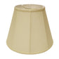 HomeRoots 20" Slanted Empire Monay Shantung Lampshade in Antique White Finish