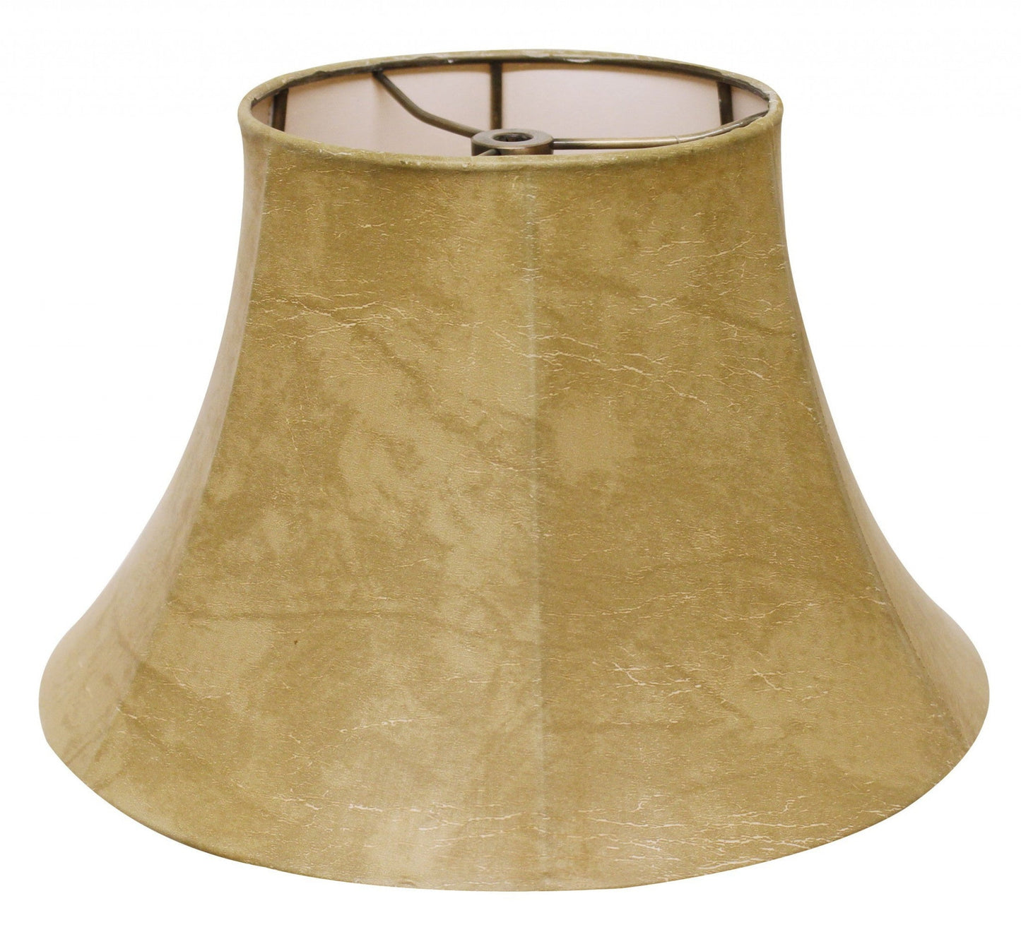 HomeRoots 20" Slanted Softback Lampshade With Faux Snakeskin Finish