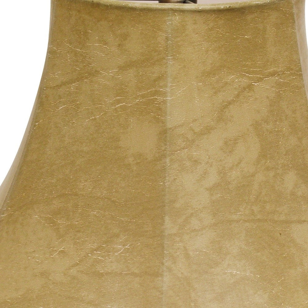 HomeRoots 20" Slanted Softback Lampshade With Faux Snakeskin Finish
