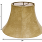 HomeRoots 20" Slanted Softback Lampshade With Faux Snakeskin Finish