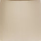 HomeRoots 20" Sloped Euro Bell Pongee Shantung Lampshade in Beige Finish