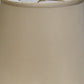 HomeRoots 20" Sloped Euro Bell Pongee Shantung Lampshade in Greige Finish